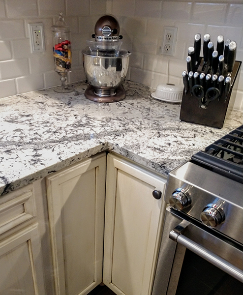 Romanix Granite Kitchen Countertop Corner View Performance